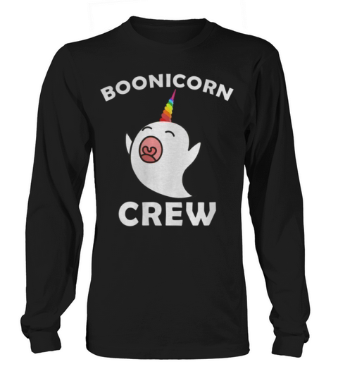 Boonicorn Crew, Cute Halloween Unicorn Ghost Long sleeved Unisex