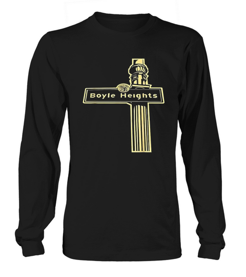 Lamp Post Boyle Heights Street Sign Street Long sleeved Unisex