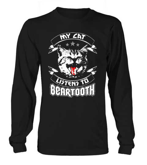 Rock Cat Beartooth Shirt Rock Cat Beartooth Tee Long sleeved Unisex