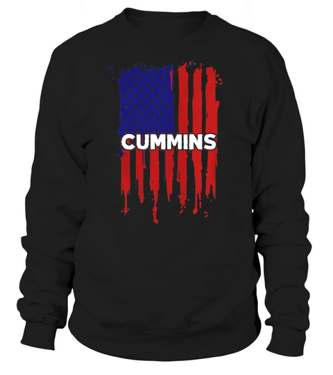 Cummins USA Flag Sweatshirt Unisex