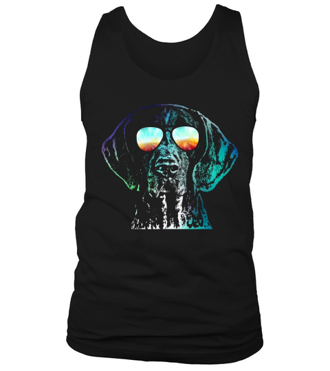 German Shorthaired Pointer Neon Dog Shirt Tank Top Unisex