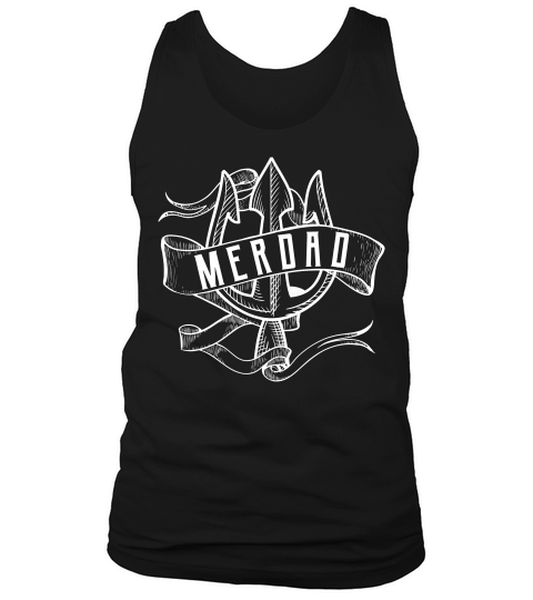 Merdad Shirt Trident Mermaid Dad Tshirt Tank Top Unisex
