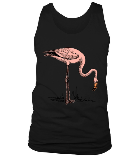Vintage Flamingo T-Shirt Unisex Tank Top Unisex