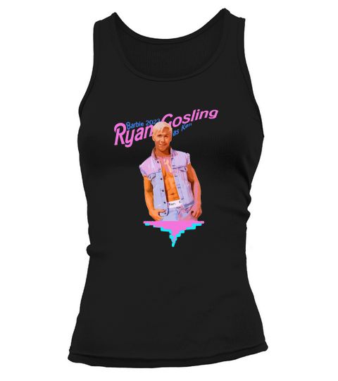 Barbie Movie 2023 Ryan Gosling As Ken Graphic Illustration Design Unisex T - Shirt Tank top Woman