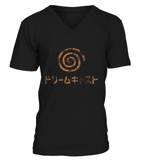 Dreamcast Vintage Triblend Japanese V-Neck T-shirt