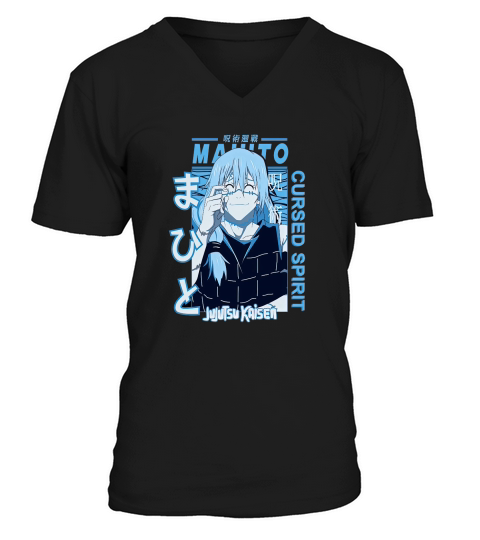 Mahito Jujutsu Kaisen Cursed Spirit Unisex T-Shirt V-Neck T-shirt