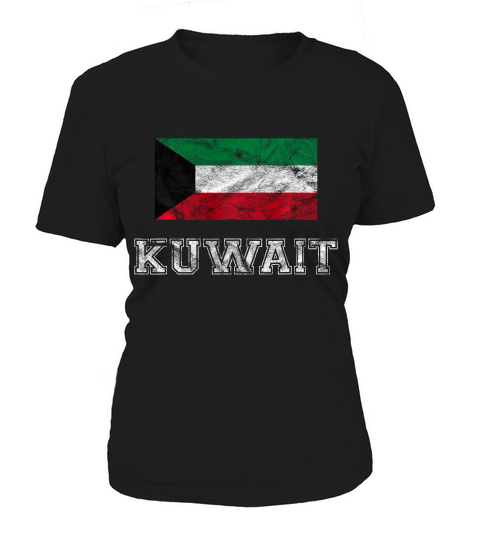 Kuwait Flag Vintage I Men Women Kids T-shirt Women's T-Shirt
