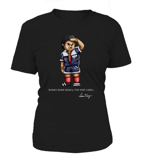 Romey Rome Bear By The Dirt Label Signature Women's T-Shirt