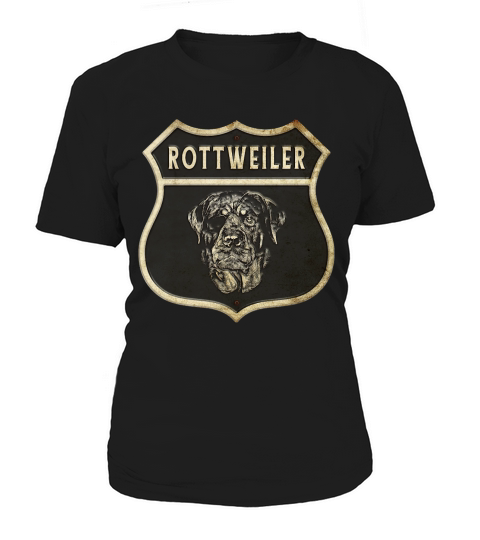 Rottweiler Vintage Crest T-Shirt Unisex Women's T-Shirt