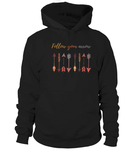 Wd Design Follow Your Arrow Vintage T-shirt Hoodie Unisex
