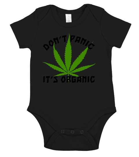 Funny Marijuana Short Sleeve Baby One-Piece Short Sleeve Baby One-Piece