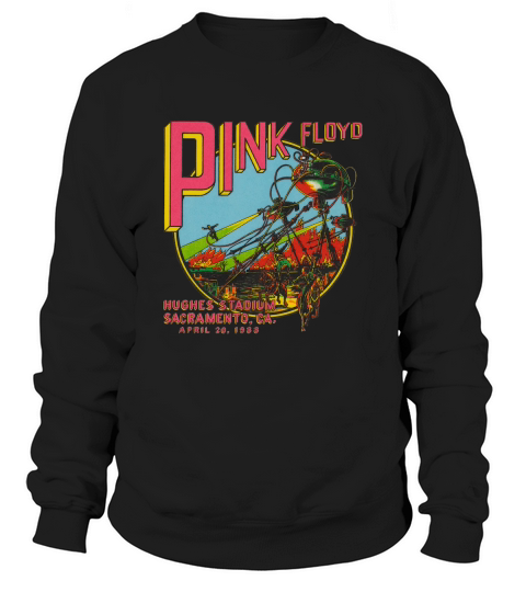 Pink Floyd T-Shirt 1988 Vintage Sacramento CA Sweatshirt Unisex