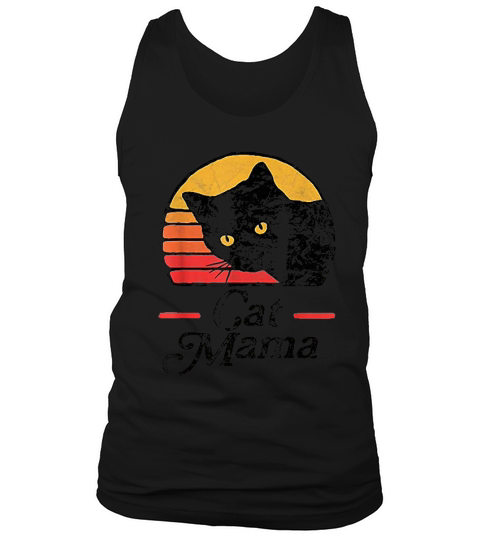 Cat Mama Vintage Tank Top Unisex