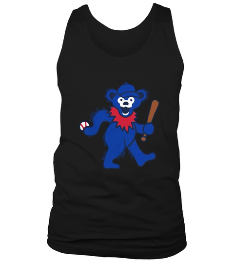 Grateful Dead Dancing Bear Baseball shirt Tank Top Unisex