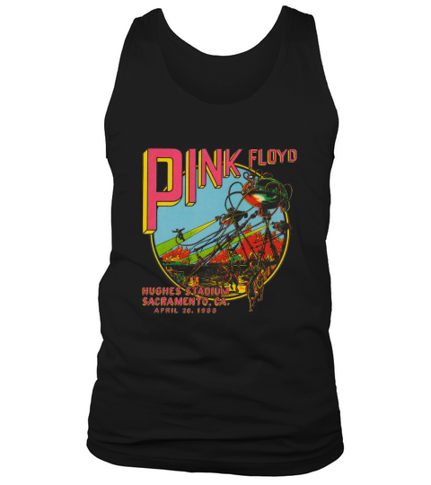 Pink Floyd T-Shirt 1988 Vintage Sacramento CA Tank Top Unisex