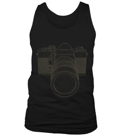 Vintage Photographer Camera Longsleeve Shirt Tank Top Unisex