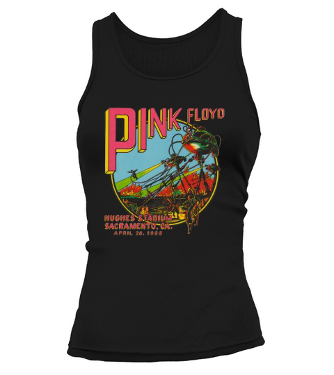 Pink Floyd T-Shirt 1988 Vintage Sacramento CA Tank top Woman