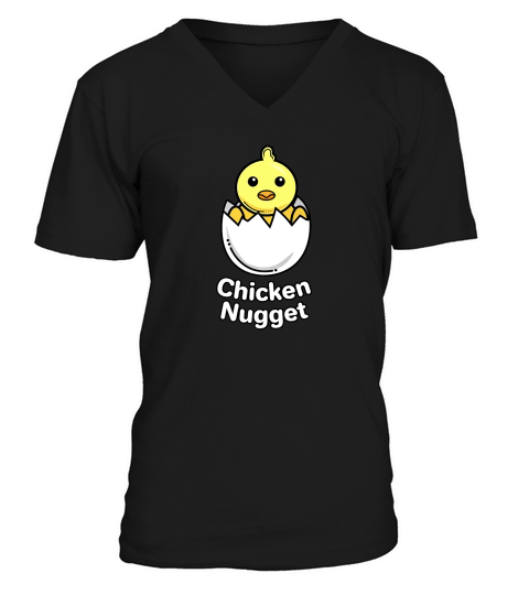 Cute Chicken Nugge V-Neck T-shirt