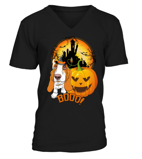 Halloween Booo V-Neck T-shirt
