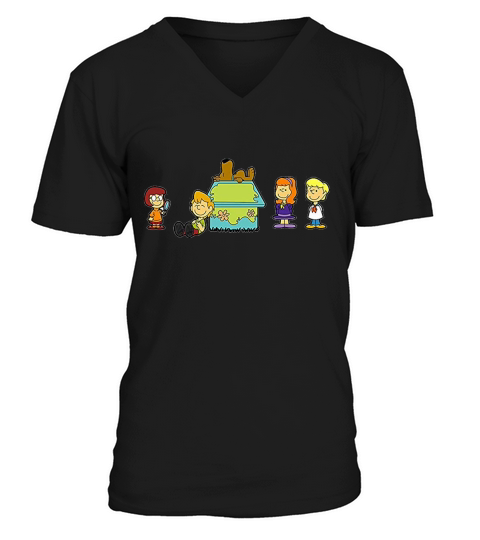 Shaggy Brown and The Scooby Crew  shirt V-Neck T-shirt