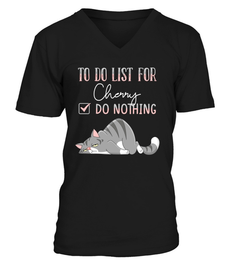 To Do List For Cherry V-Neck T-shirt