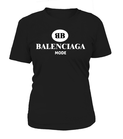 Balenciaga Red Tshirt V-neck T-Shirt Woman Women's T-Shirt