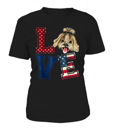 Love Havanese American Flag Patriotic 4th Of July shirt Women's T-Shirt