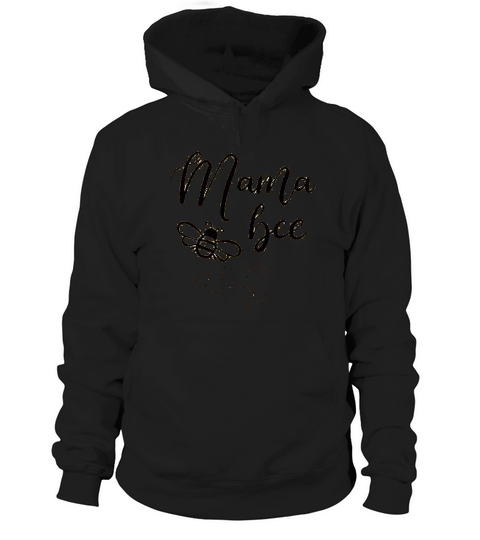 Mama Bee Letters Printed Hoodie Unisex