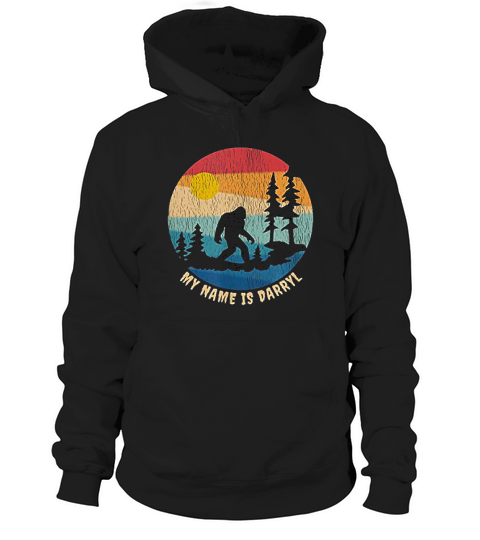 My Name Is Darryl Distressed Vintage Bigfoot Hoodie Unisex