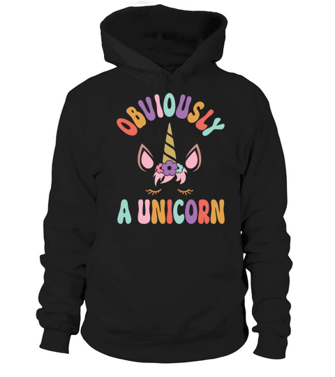 Obviously A Unicorn Hoodie Unisex