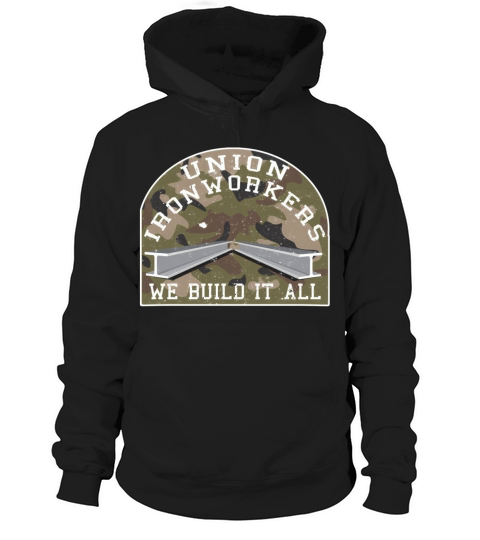 Union Ironworker Camouflage Laborer Hoodie Unisex