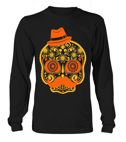 Crazy Skull Day Of The Long sleeved Unisex