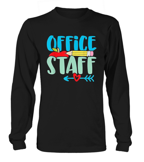 Cute School Front Office Staff Secretary Admin Long sleeved Unisex