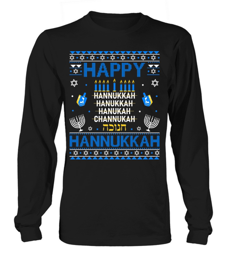 HAPPY HANNUKKAH 2.01 Long sleeved Unisex