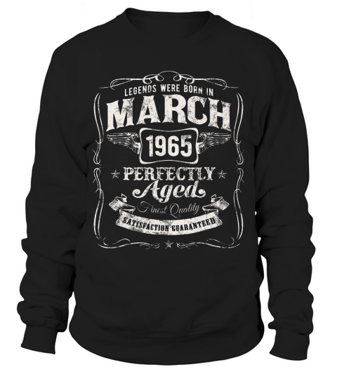 March 1965 Vintage 54th Birthday Gift New! T-shirt Sweatshirt Unisex