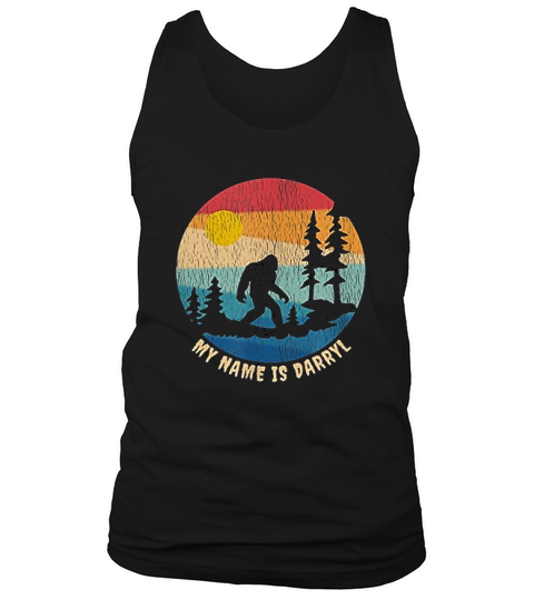 My Name Is Darryl Distressed Vintage Bigfoot Tank Top Unisex