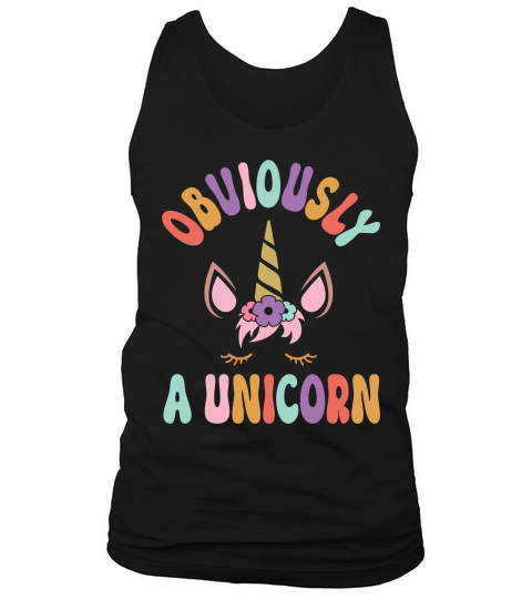 Obviously A Unicorn Tank Top Unisex