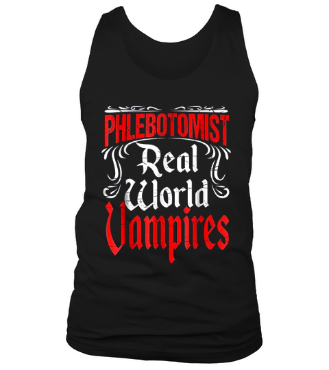 Phlebotomist Vampire Tank Top Unisex