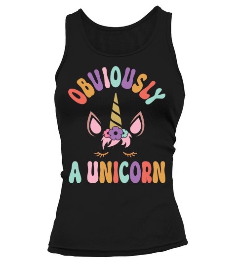 Obviously A Unicorn Tank top Woman