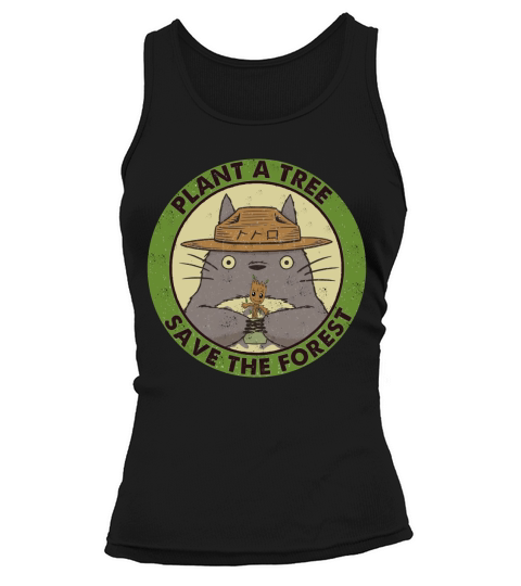 Totoro Plant A tree Save The Forest Tank top Woman