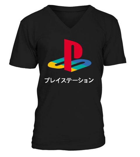 Playstation V-Neck T-shirt