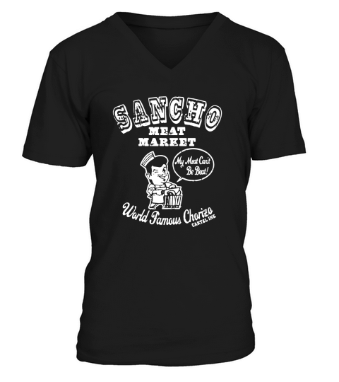Sancho Meat Market V-Neck T-shirt