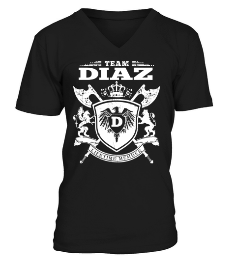 Team Diaz Lifetime Member V-Neck T-shirt