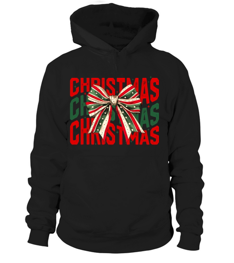 Christmas bow2 Hoodie Unisex