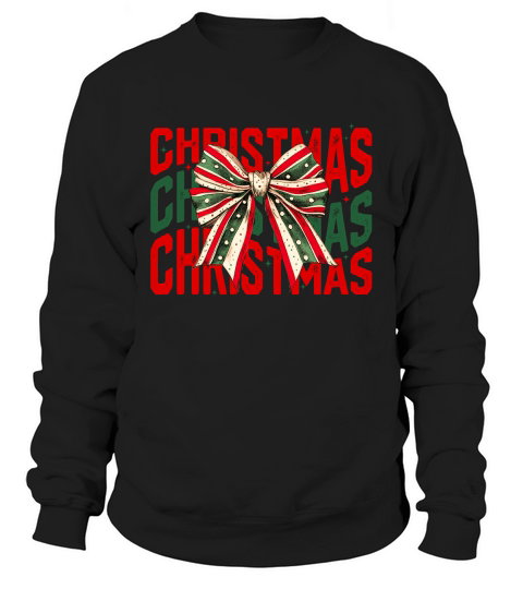 Christmas bow2 Sweatshirt Unisex