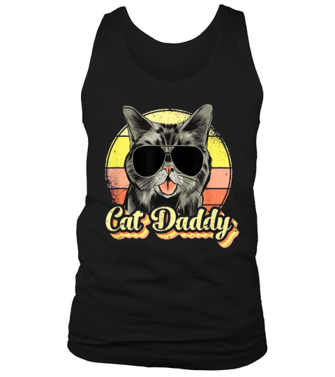 Cat Daddy Cat Lover Vintage Father’s Day Shirt Tank Top Unisex