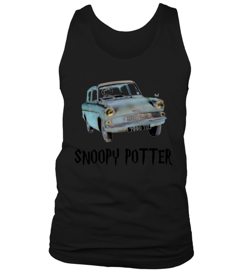 Snoopy driving Harry Potter t-shirt Tank Top Unisex