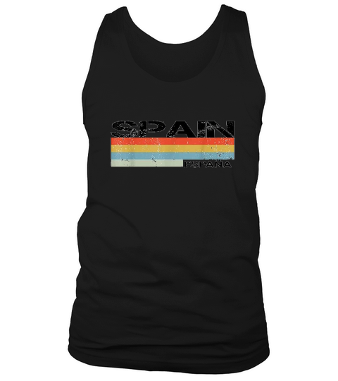 Spain & Spanish Language Espana Retro Vintage Stripes Tank Top Unisex