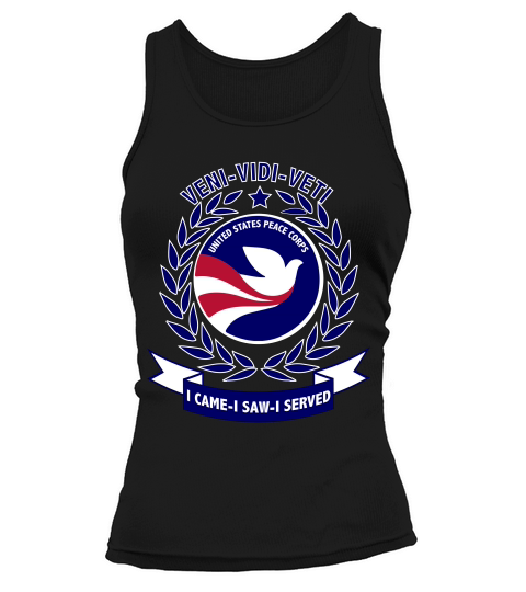 I Came I Saw I Served Peace Corps T-shirt Tank top Woman