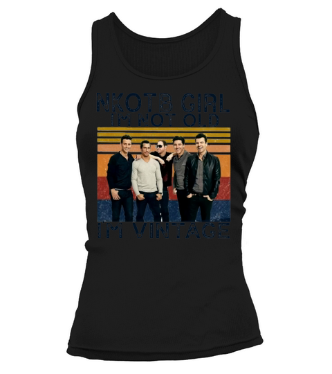 New Kids on the Block NKOTB Girl Im not old Im vintage Tank top Woman